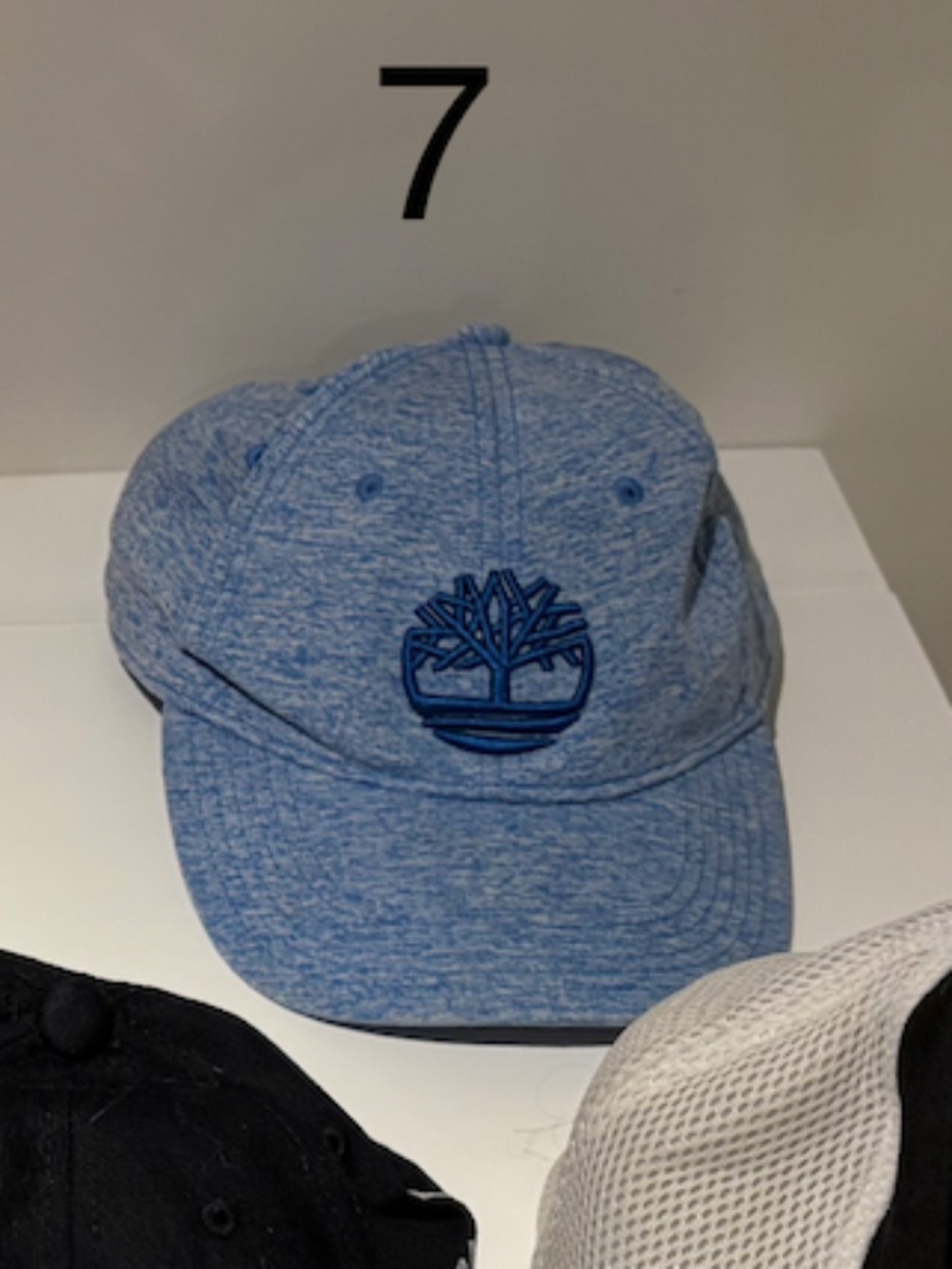 Timberland Blue Baseball Cap Embroidered Tree Logo Adjustable - Picture 1 of 4